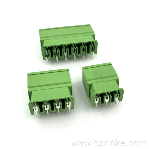 High current plug-in PCB terminal 4PIN 90 degree angle connector socket